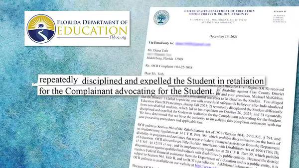 ‘Most vulnerable students in Clay:’ District violated special needs students’ rights, parents say