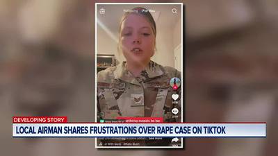 ‘I will never be silenced:’ Local airman shares frustrations over rape case on TikTok