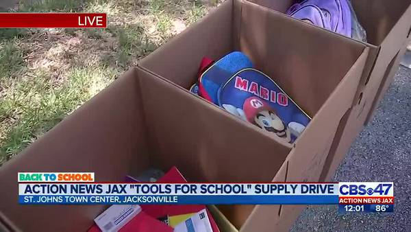 Donate school supplies to the Action News Jax Family Focus ‘Tools for School’ supply drive