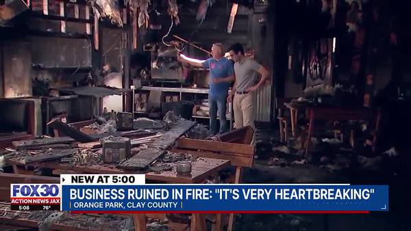 Beloved Orange Park barbecue restaurant almost completely lost to fire