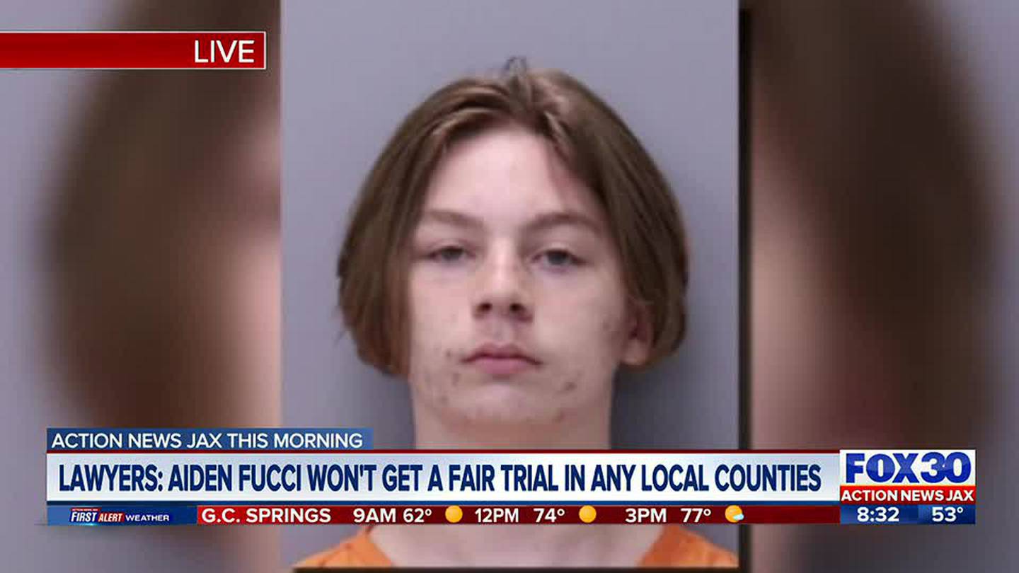 Motion to move Aiden Fucci’s murder trial Action News Jax