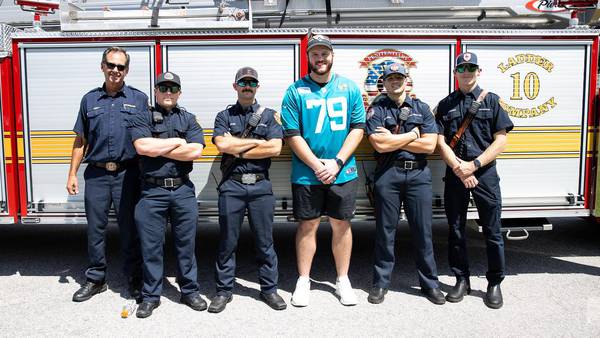 Jaguars center Luke Fortner spent time as a Jacksonville firefighter 