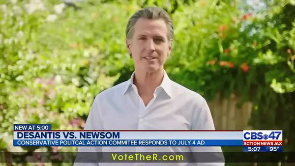 Conservative PAC slaps back, targeting California with Gavin Newsom parody ad
