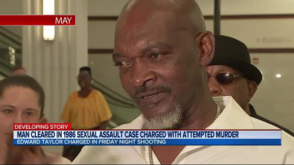 Man cleared in 1986 sexual assault case charged with attempted murder
