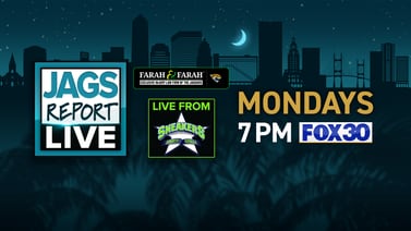 Watch Jags Report Live on FOX30 on Monday at 7 p.m.