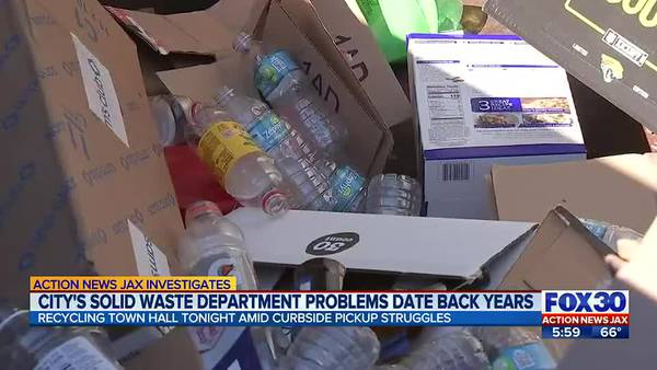 City Council addresses recycling debt in Jacksonville