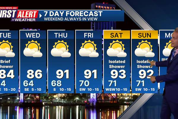 First Alert 7 Day Forecast: May 20, 2024