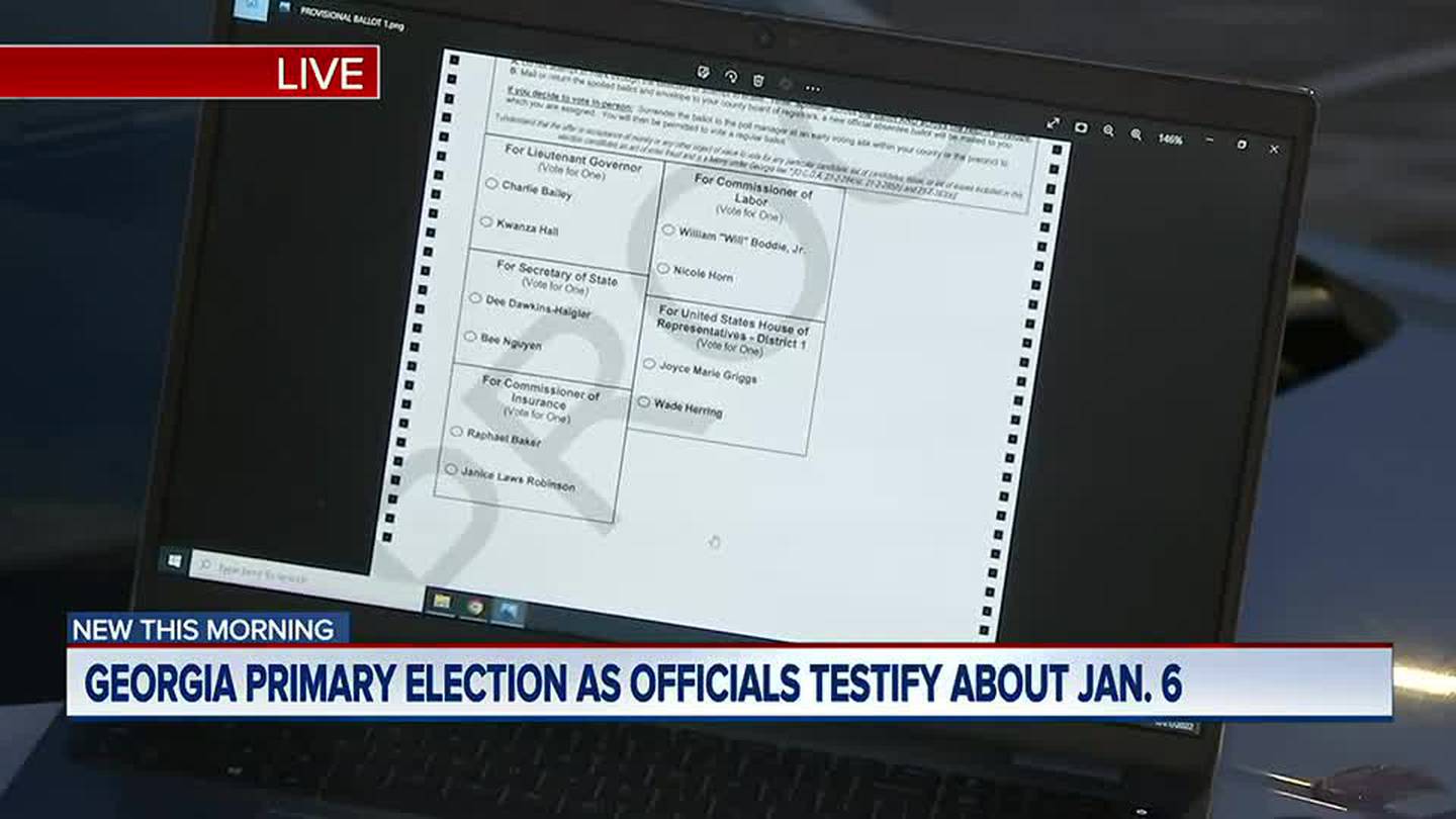 primary election as officials testify about Jan. 6 Action