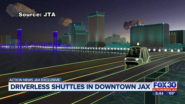 Take an exclusive look at larger prototype for JTA’s autonomous shuttle service coming in 2025