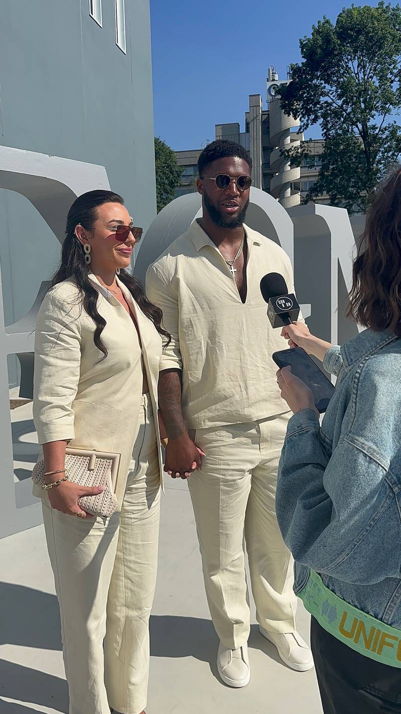 Jacksonville Jaguars’ linebacker Josh Allen and his wife, Kaitlyn, were invited to attend the Men’s Milan Fashion Week in Milan, Italy.