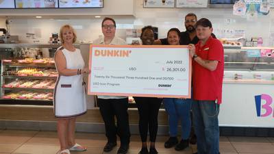 Photos: Jacksonville Dunkin helps raise over $26K for USO