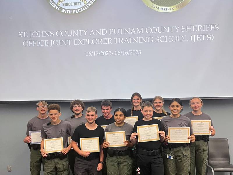 Explorers spent a week developing leadership skills and teambuilding while experiencing the adventure and service of a the law enforcement profession.