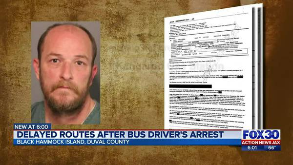 Duval school bus driver arrested, parents claim the district didn’t notify them