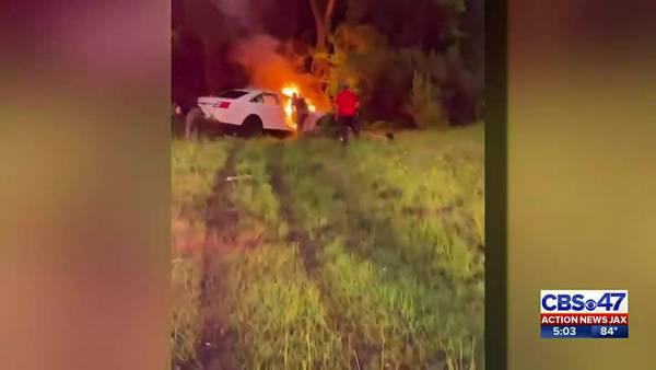 ‘I have no understanding:’ Jacksonville mom says fiery crash left her son severely injured
