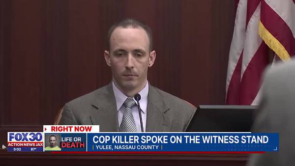 Cop killer spoke on the witness stand