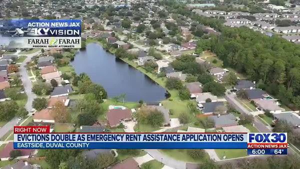 Jacksonville evictions nearly double since beginning of the year, City offers assistance