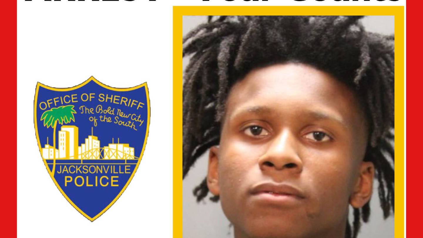 Jacksonville police arrest 17yearold suspect for four counts of