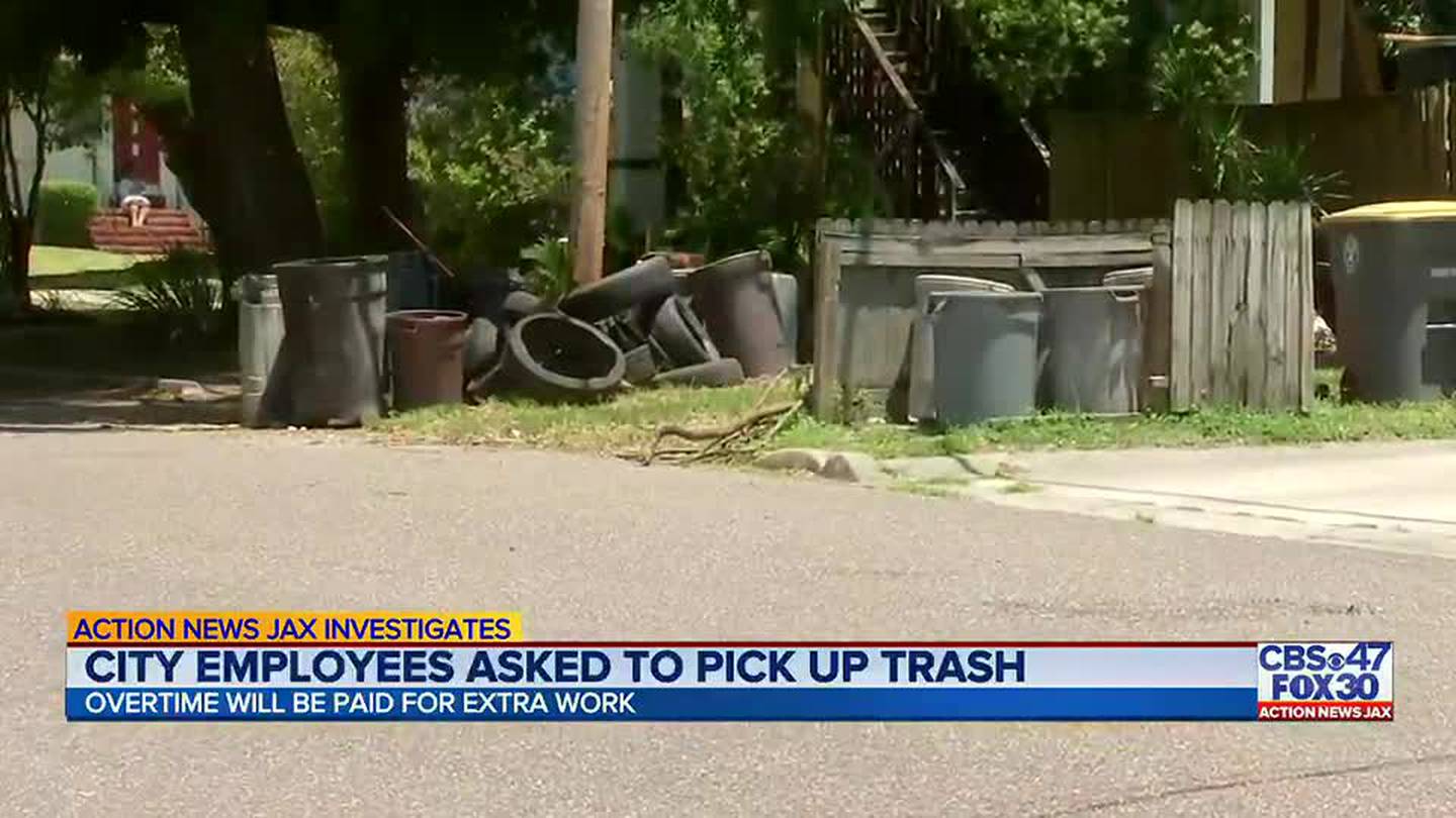 Investigates: City of Jacksonville employees getting paid overtime to pick up trash – Action