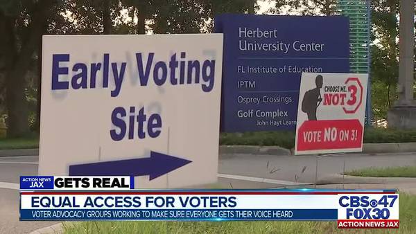 Action News Jax Gets Real about Voting: Equal access for voters