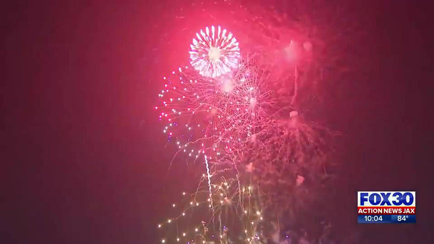 Downtown fireworks Action News Jax