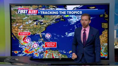 First Alert Weather: Low pressure system in Atlantic headed to Southeast Florida, Jacksonville will see uptick in rain