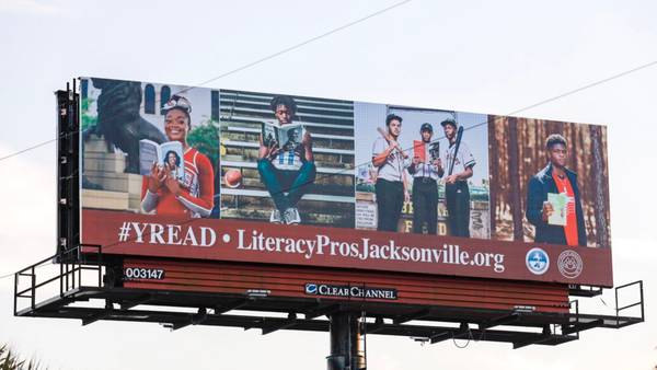 Jacksonville nonprofit launches youth literacy billboard campaign