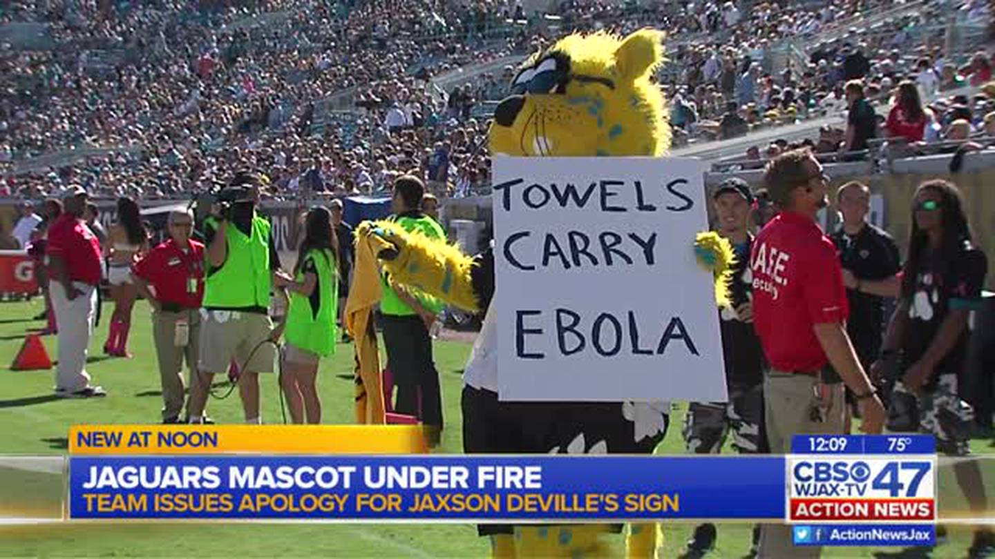 Jaguars apologize for Jaxson DeVille's Ebola sign – Action News Jax