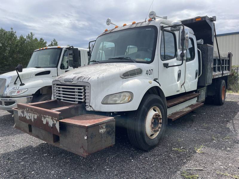 The SJC surplus auction will have a choice of dump trucks, including this 2007 Freightliner M2.