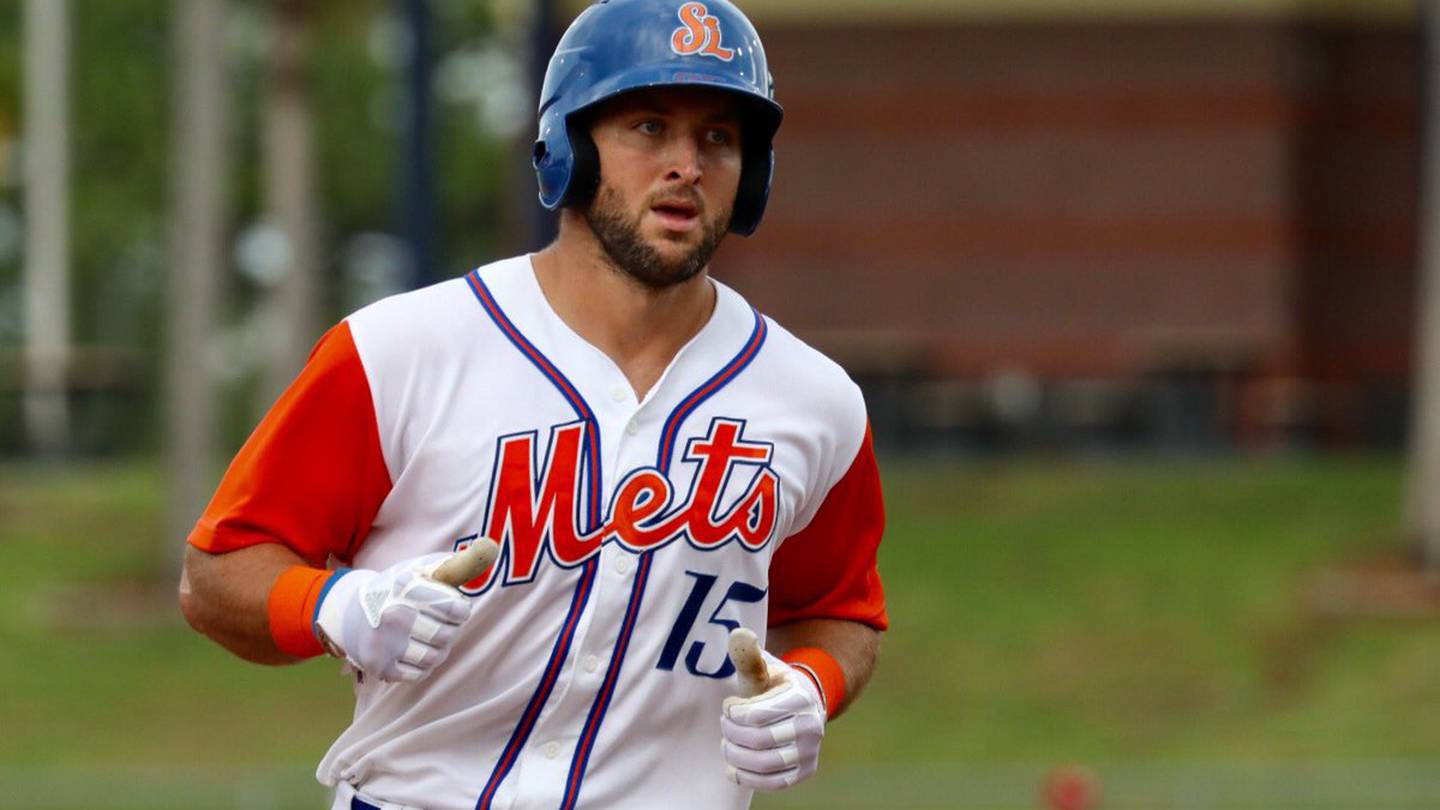 VIDEO: Tim Tebow hits home run in first game with St. Lucie Mets – New York  Daily News