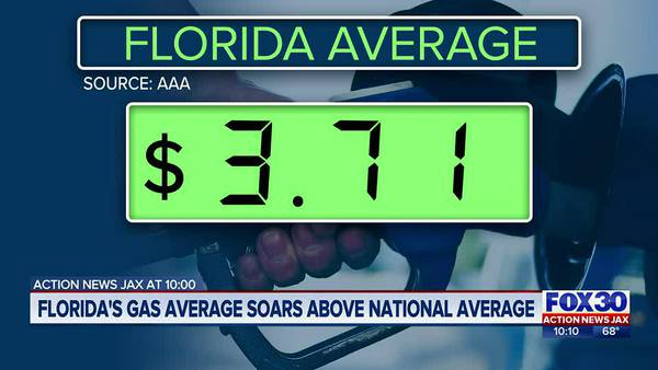 Florida sees an increase in gas prices according to AAA