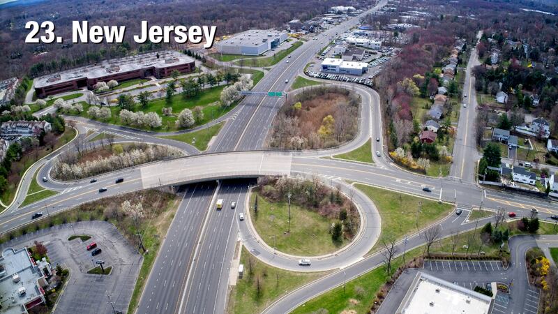 New Jersey: 24.71 driving incidents per 1,000 residents