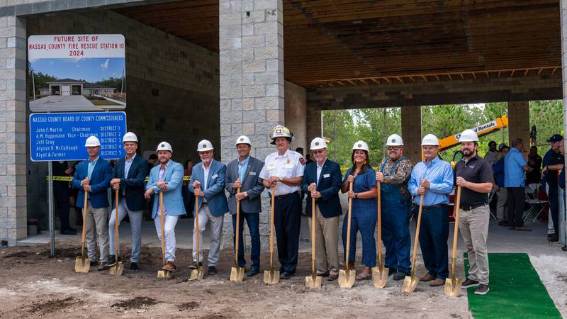 Nassau County held a groundbreaking ceremony for the construction of Fire Station 10 in Yulee.