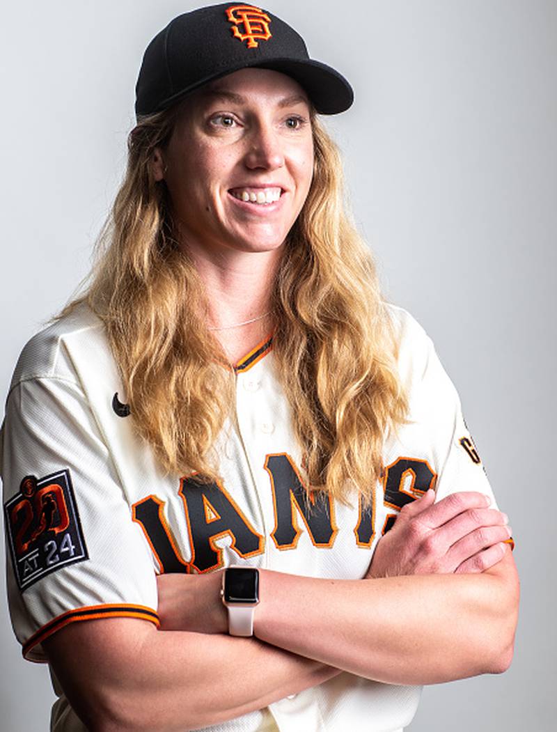 Giants' Alyssa Nakken proved herself ready to coach on field