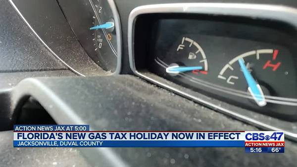 Holiday tax break on gas