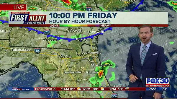 First Alert Forecast: Friday, August 12 - Morning