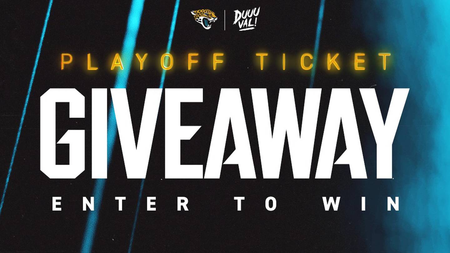 Jacksonville Jaguars giving away 2 tickets to Saturday's playoff game –  Action News Jax