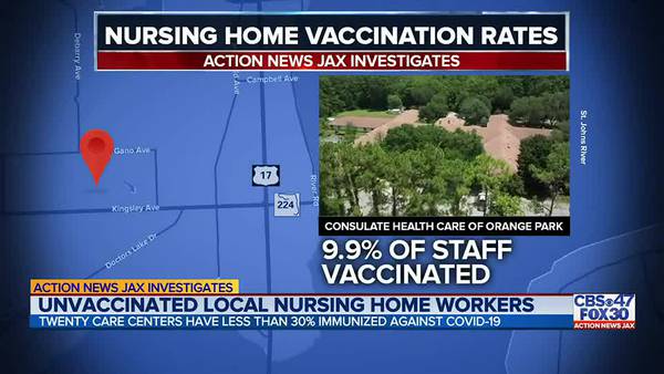 INVESTIGATES: Action News Jax looks into how many nursing home staff members are vaccinated 