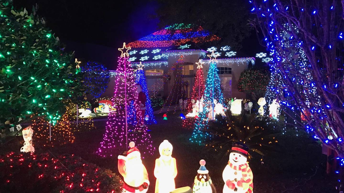 Map of the best places to see Christmas lights in Jacksonville and ...