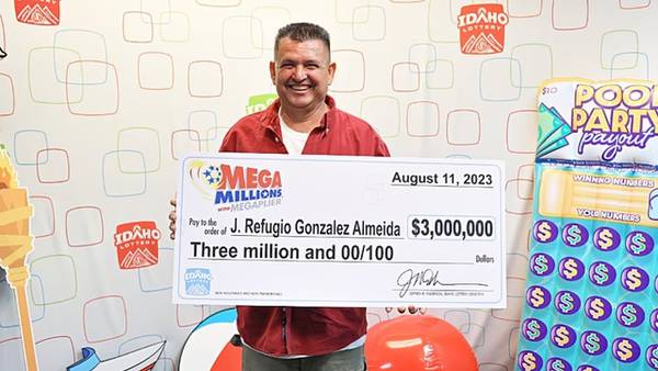 Birthday gift: Utah man wins $3M Mega Millions prize from Idaho Lottery