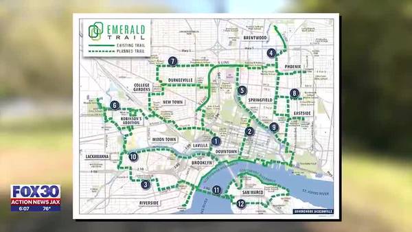 Major Jacksonville walking trail project promised millions in federal funds