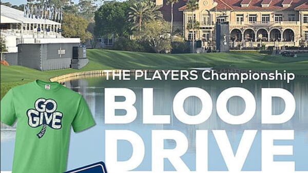 OneBlood and THE PLAYERS giving away stadium passes to Championship Blood Drive donors