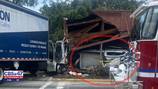 ‘What did I just witness?:’ Truck crashed into Brunswick building while owner was inside