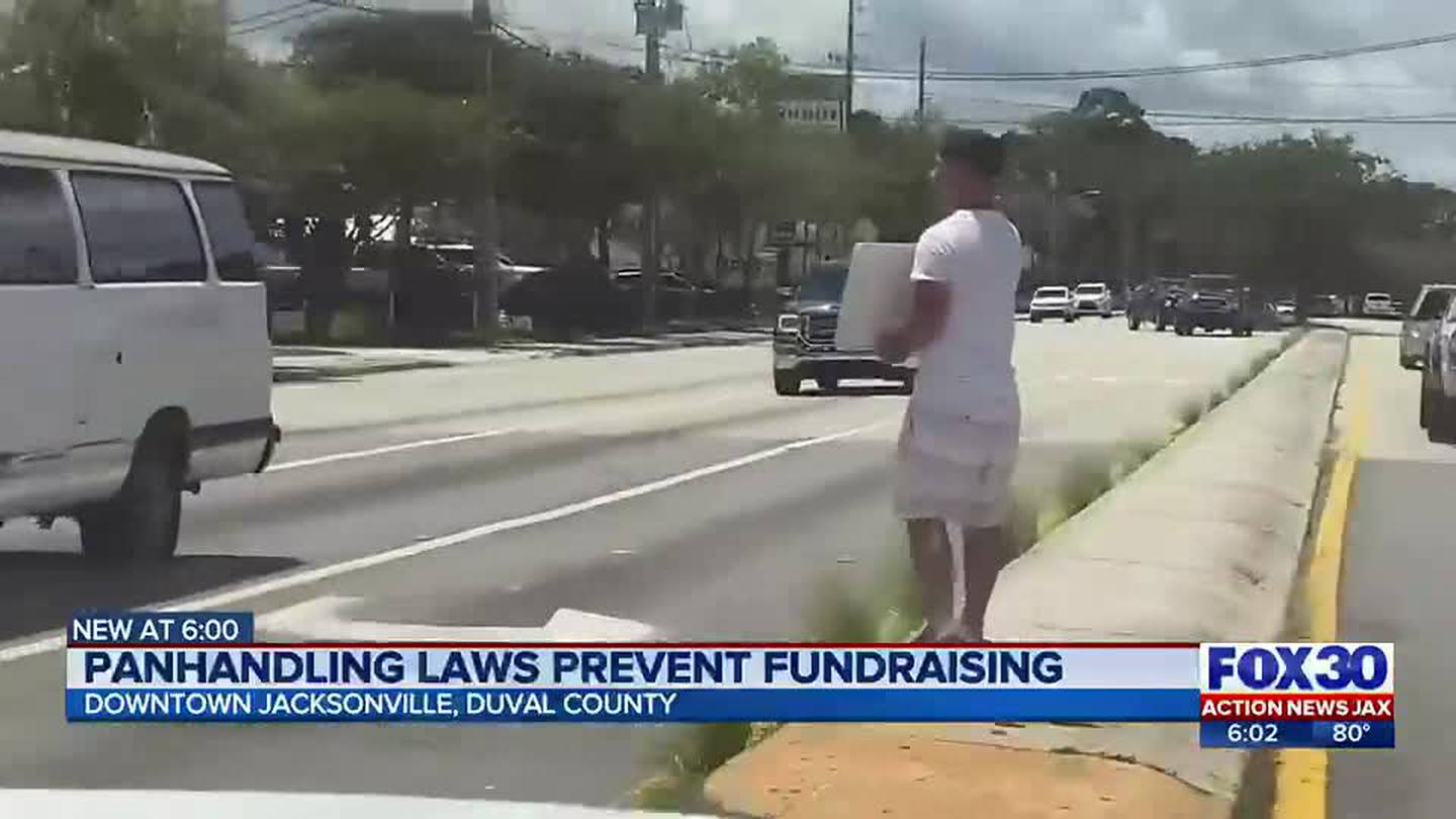 Panhandling laws prevent fundraising Action News Jax