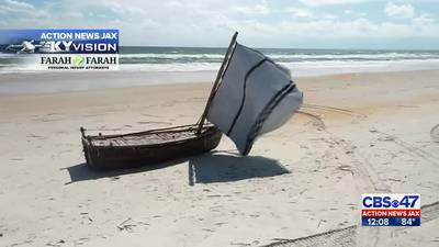 Makeshift boat washes up in St. Johns County; how it got there