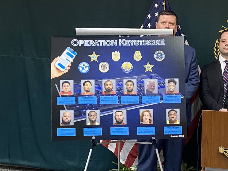 Sheriff Bill Leeper said during the four-day "Operation Keystroke," these men allegedly targeted who they thought were children on social media and solicited them for sex. They were actually talking to undercover investigators.