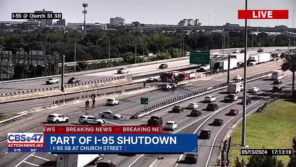Part of I-95 shutdown
