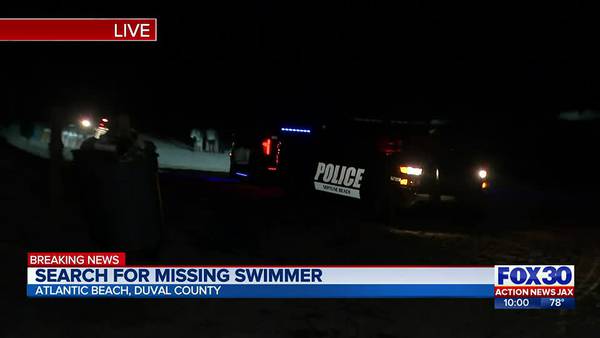 Search for missing swimmer at Atlantic Beach