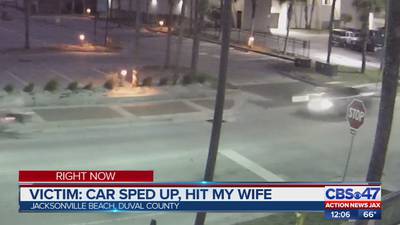Victim: Car sped up, hit my wife