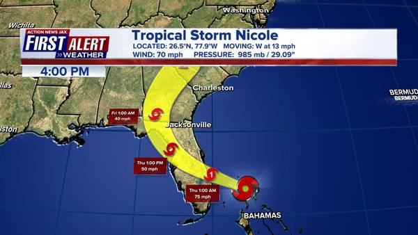 Talking the Tropics With Mike: Unseasonable Nicole comes ashore on the Florida east coast