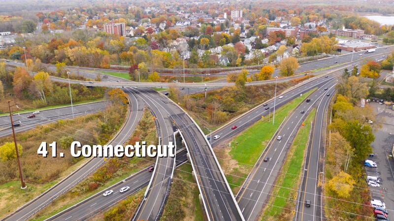 Connecticut: 18.02 driving incidents per 1,000 residents